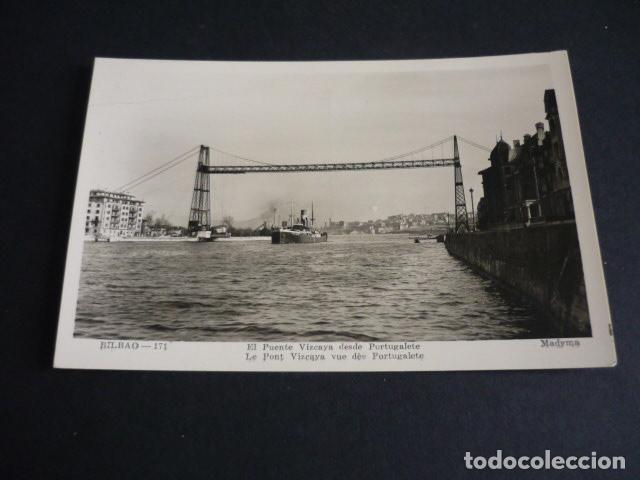 Postkarten: BILBAO EL PUENTE VIZCAYA DESDE PORTUGALETE