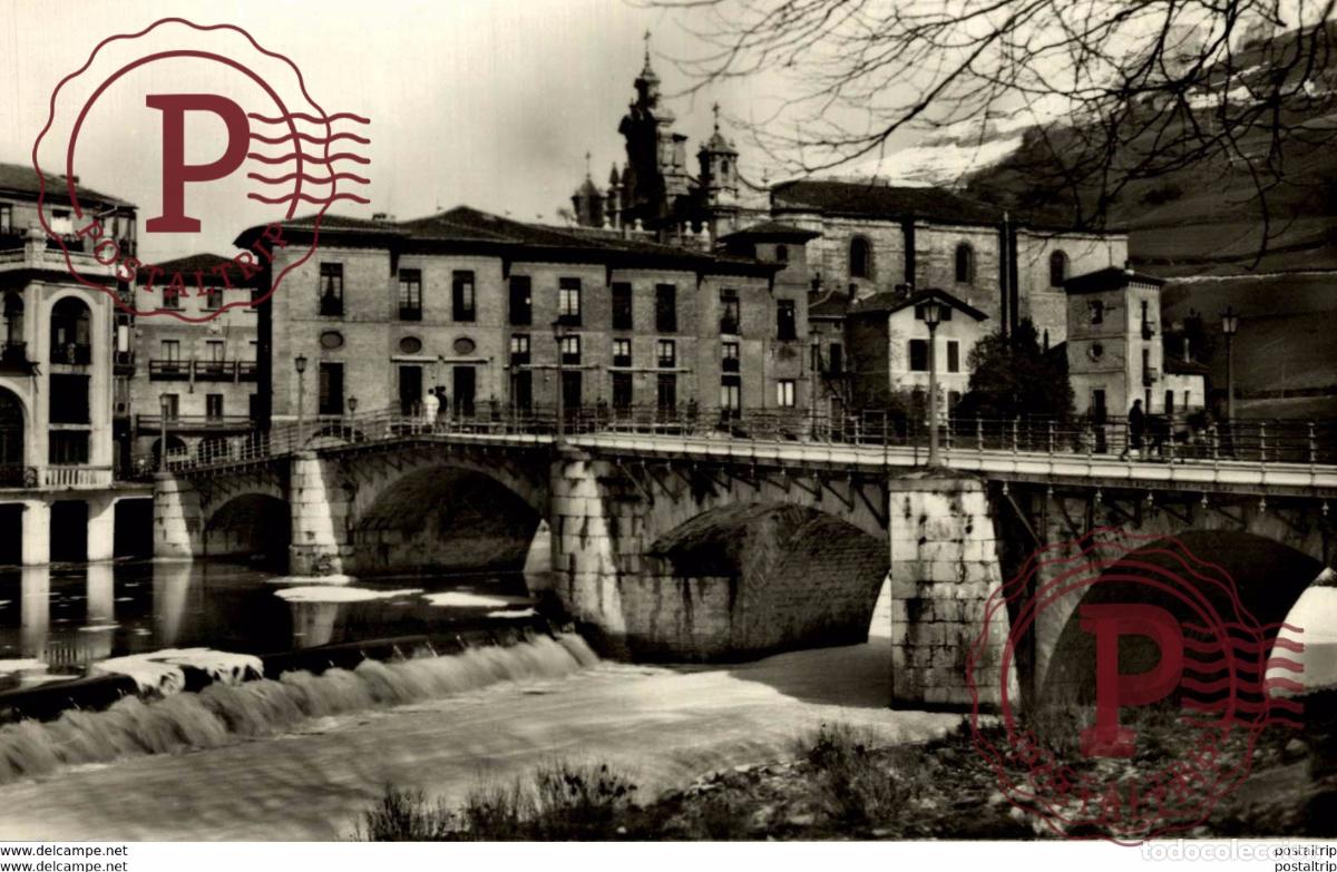 Postales: TOLOSA. PUENTE DE NAVARRA - Foto 1