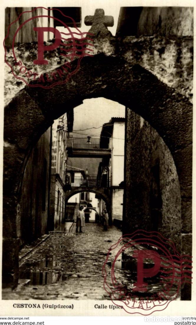 Postales: CESTONA. CALLE TIPICA - Foto 1