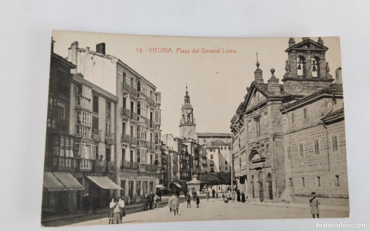 Postales: VITORIA POSTAL ANTIGUA , BLANCO Y NEGRO - Foto 2