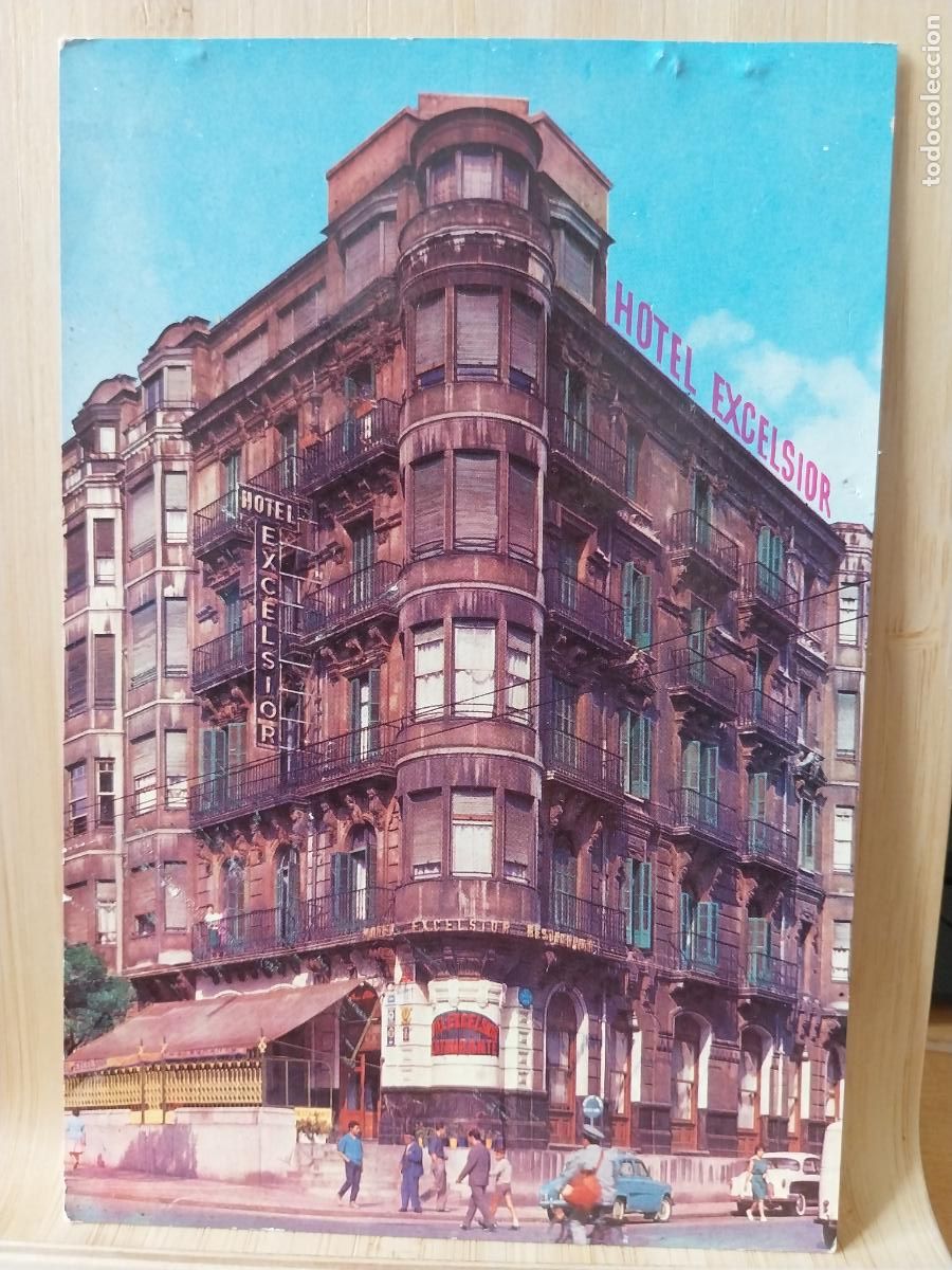 Postales: HOTEL EXCELSIOR BILBAO ED VALMAN SERIE D 671 SC ORIGINAL ANIMADA CARTERO EN BICI