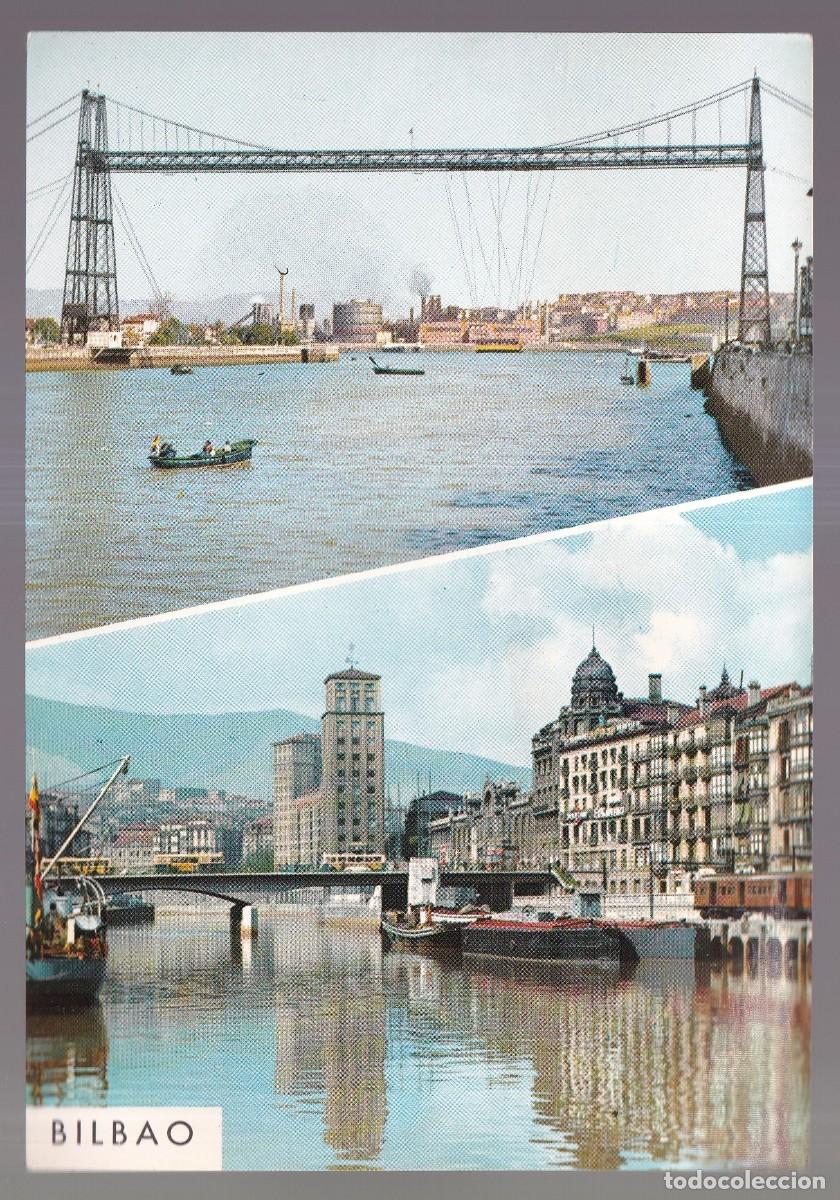 Postales: Bilbao-Bilbo. *Vistas de la r&iacute;a* Ed. G. Garrabella-SRC n&ordm; 48. Nueva.