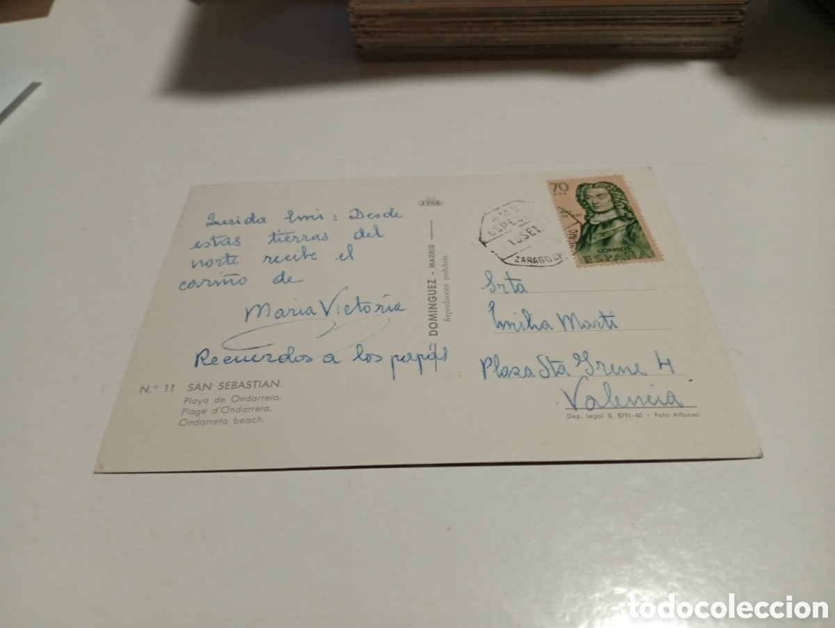Postales: Postal San Sebasti&aacute;n... - Foto 2