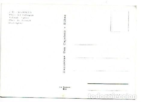 Postales: PLAZA DEL TRIANGULO / TRIANGLE SQUARE.- ALGORTA - VIZCAYA - Foto 2