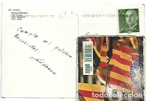 Postales: PARQUE. ESTANQUE / PARK. TEICH.- BILBAO - Foto 2