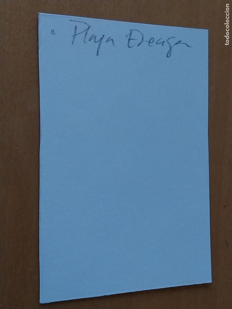 Postales: BILBAO PLAYA EREAGA MINI POSTAL 10X6.5CMS SC ORIGINAL - Foto 2