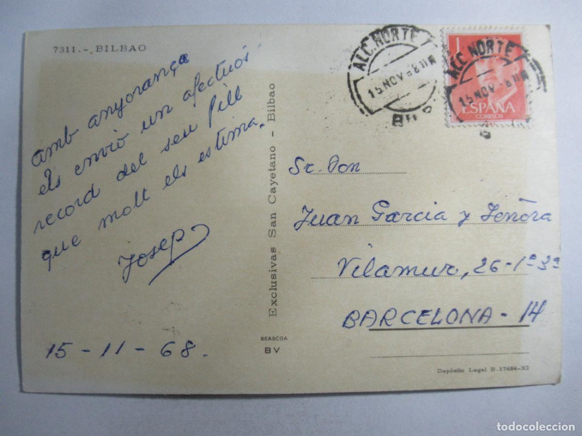 Postales: Bilbao - Diversos aspectos - Circulada - Foto 2