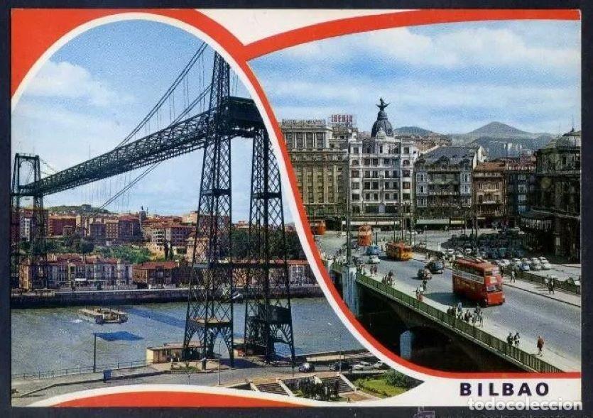 Postcards: Bilbao. *Bellezas...* G. Garrabella-Zgz n&ordm; 118. Al dorso *CIFESA* Circulada 1972.