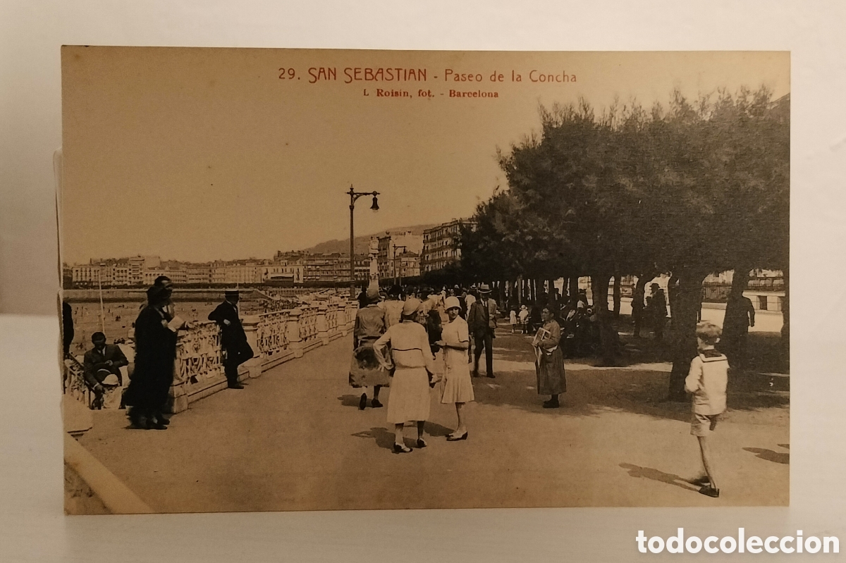 Postales: San Sebasti&aacute;n, Paseo de la Concha - Foto 1