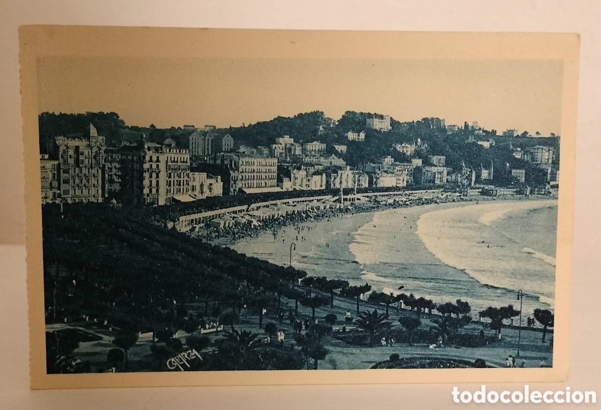 Postales: San Sebasti&aacute;n, jardines y playa - Foto 1
