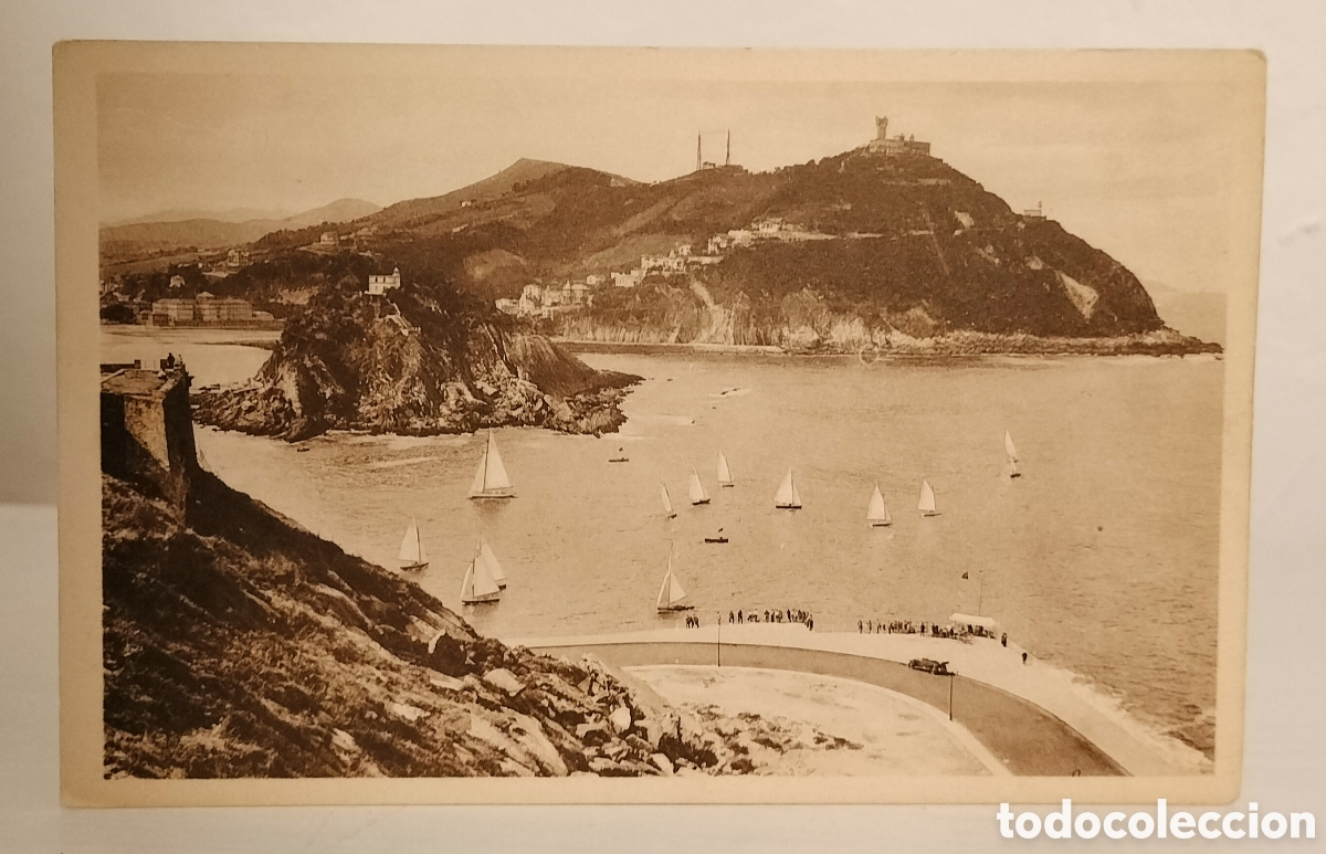 Postales: San Sebasti&aacute;n,la isla y el monte Igueldo - Foto 1