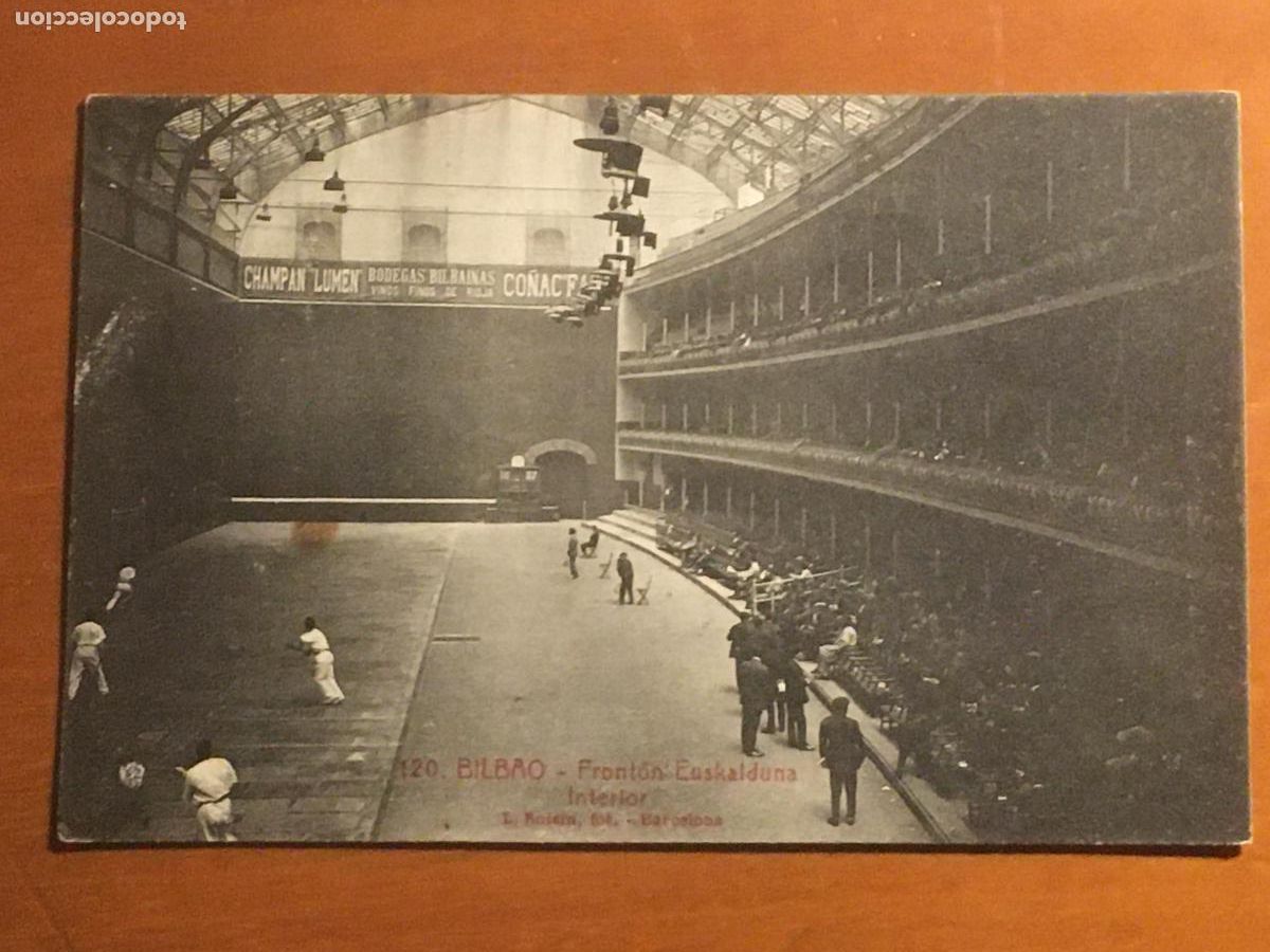 Postales: bilbao fronton euskalduna interior animacion postal original antigua