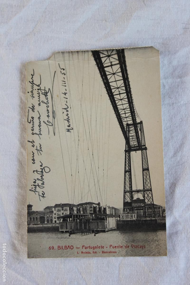 Postales: BILBAO PORTUGALETE PUENTE DE VIZCAYA ROISIN