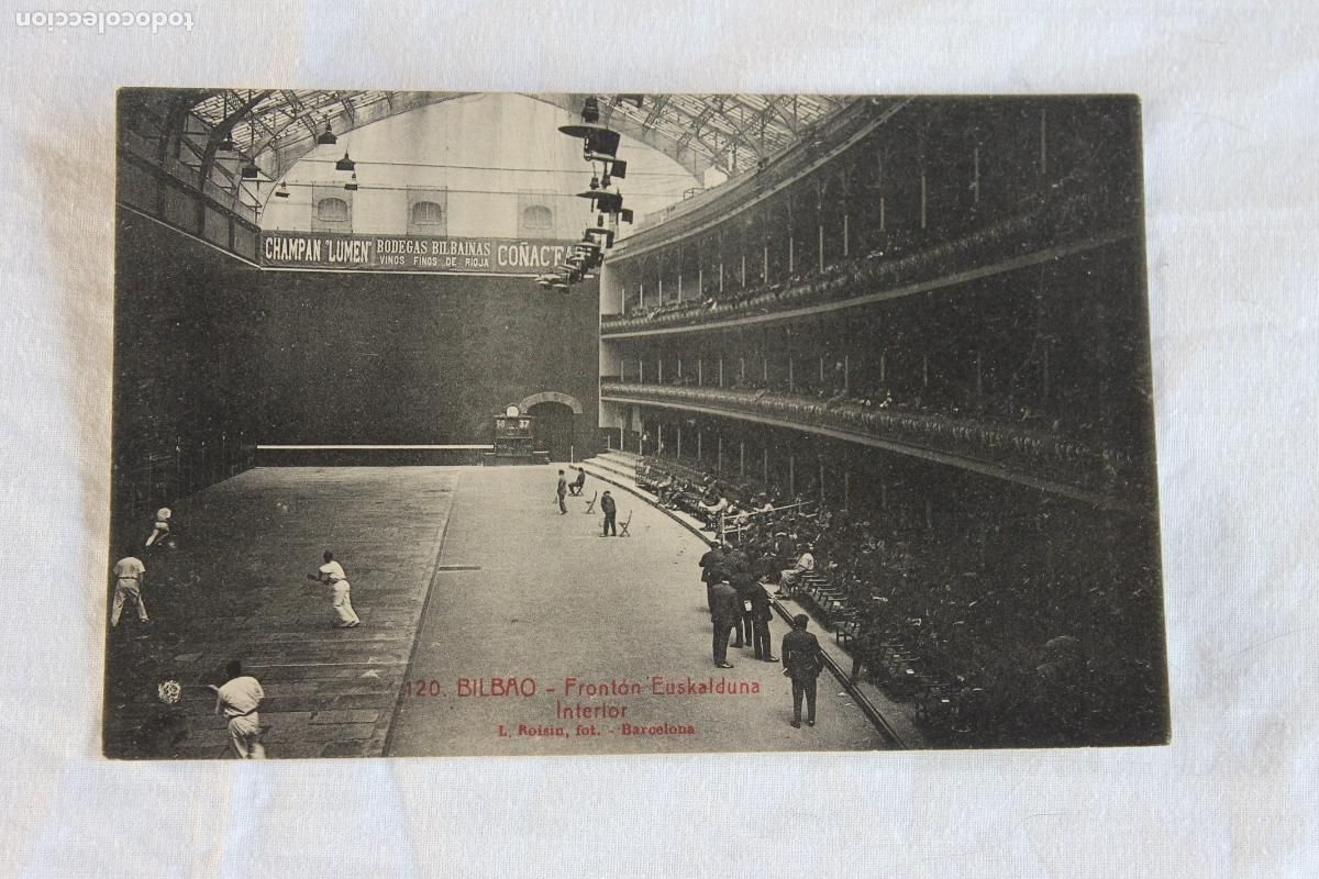 Postales: BILBAO FRONTON EUSKALDUNA INTERIOR ROISIN - Foto 1