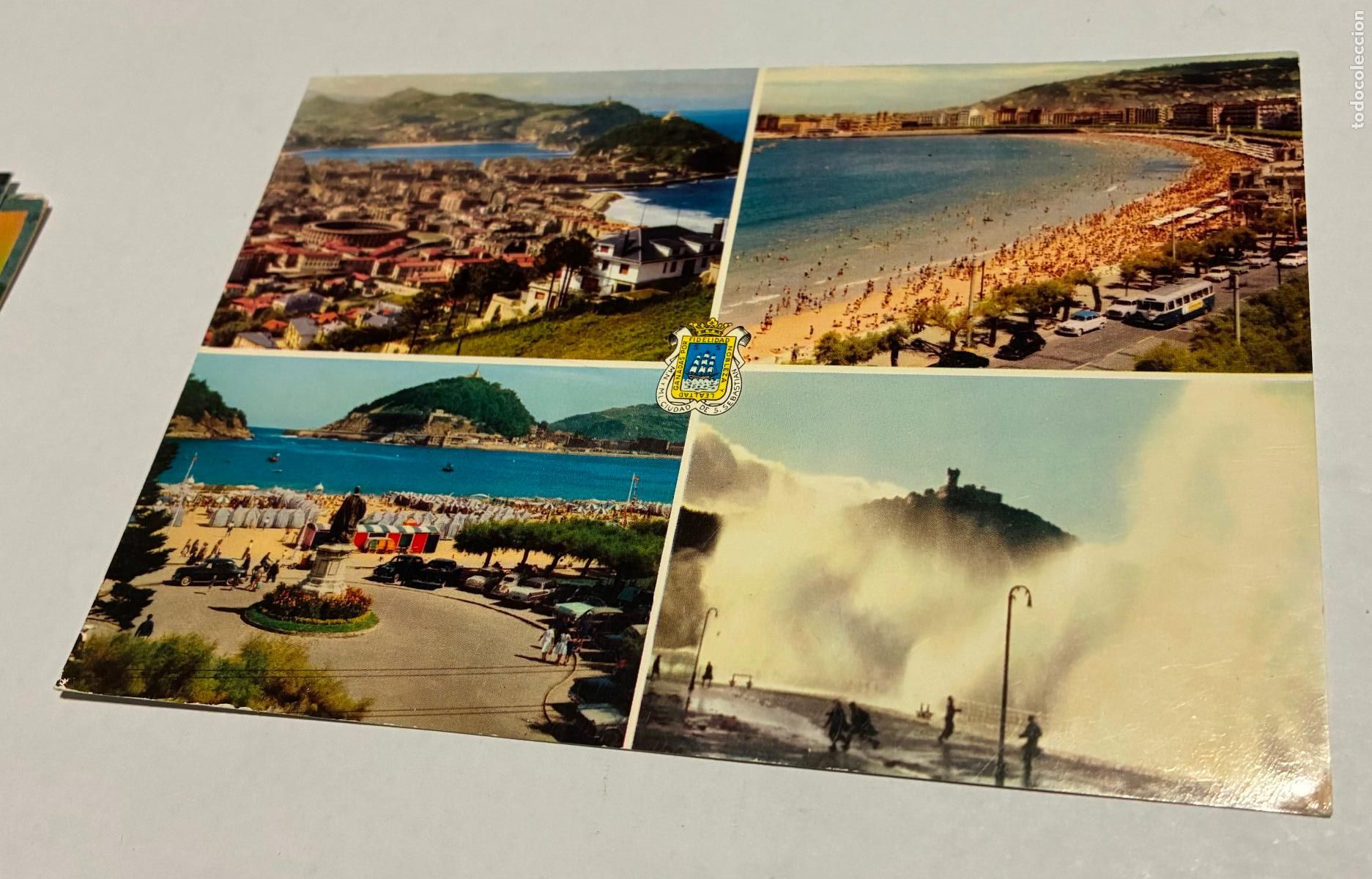 Postales: POSTAL SAN SEBASTIAN, A&Ntilde;OS 60