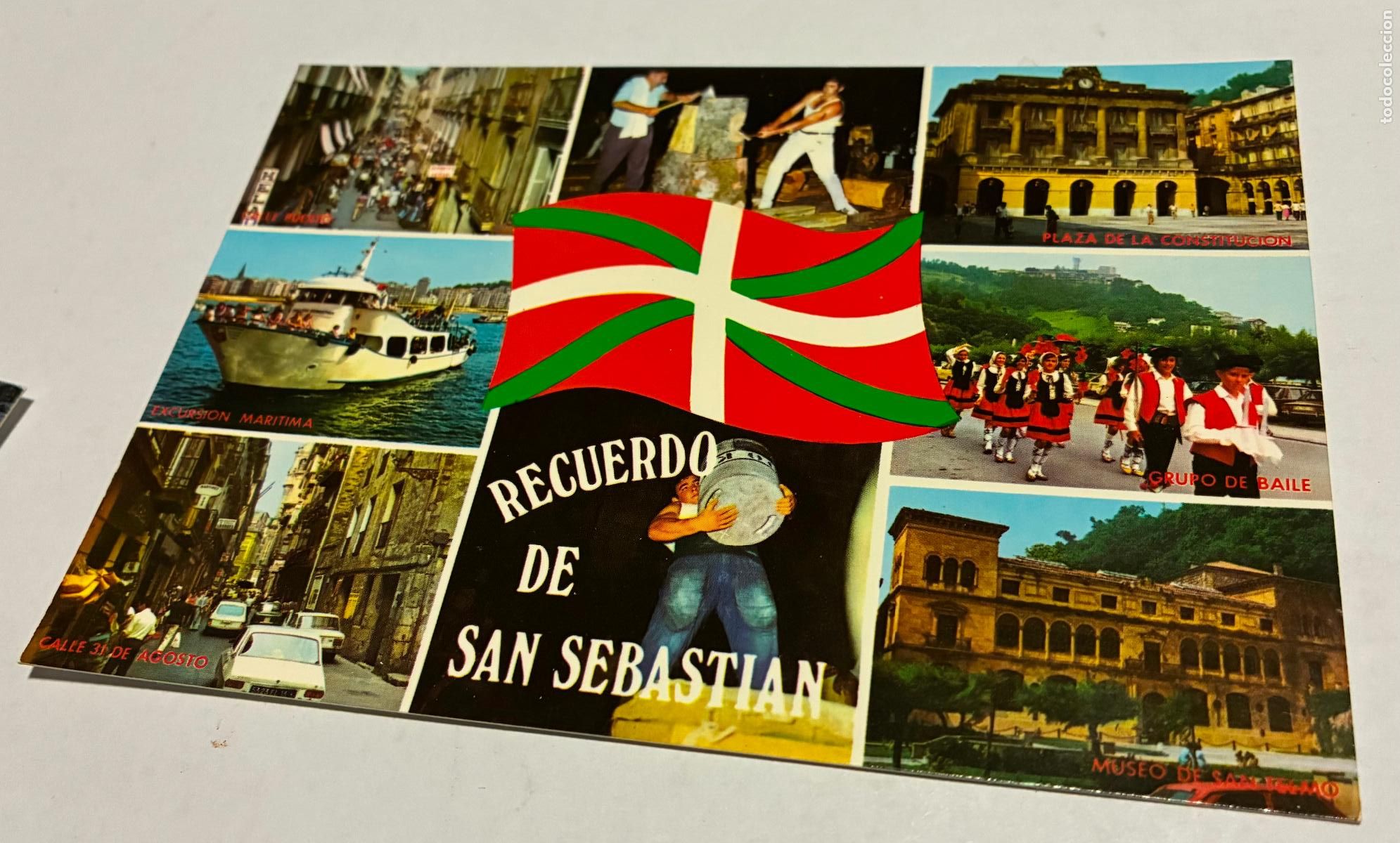 Postales: POSTAL RECUERDO DE SAN SEBASTIAN,