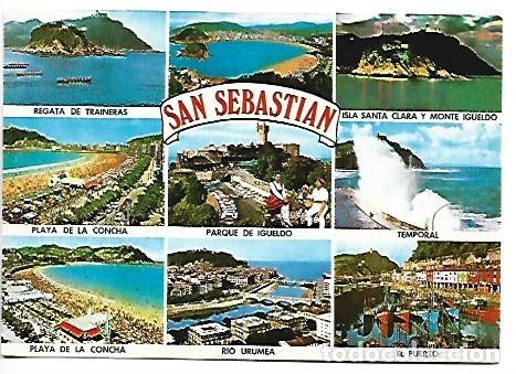 Postales: MULTIVISTAS DE SAN SEBASTIAN / DONOSTIA - Foto 1
