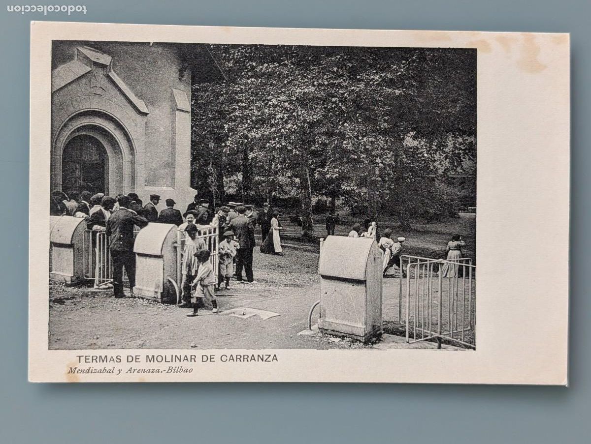 Postkarten: POSTAL VIZCAYA N&ordm; 7 TERMAS MOLINAR DE CARRANZA LA CAPILLA MENDIZABAL BILBAO ENCARTACIONES VALMASEDA