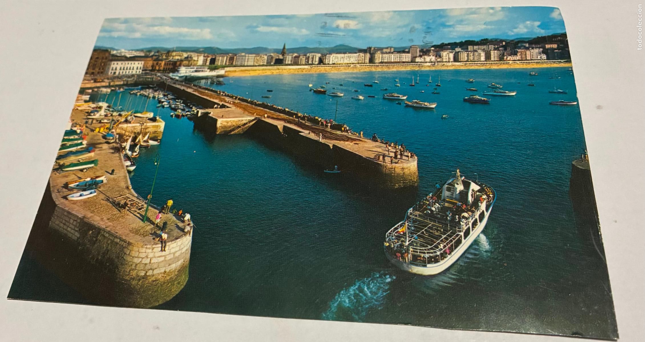 Postales: POSTAL SAN SEBASTIAN PUERTO Y BAHIA