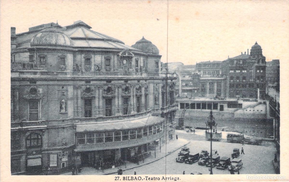 Postales: Postal de Bilbao - Teatro Arriaga - Fotograf&iacute;a de L. Roisin