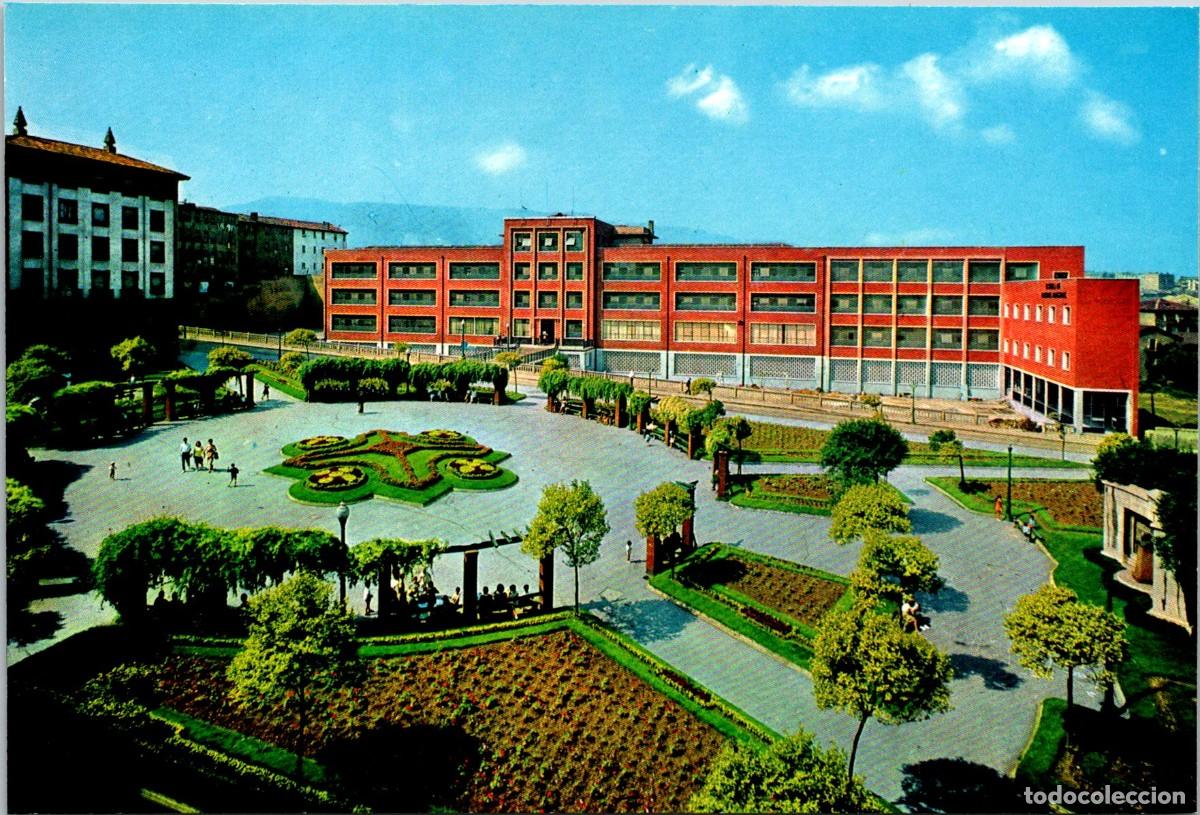 Postales: Baracaldo - Parque Marqu&eacute;s Arriluce Ibarra y Escuela de Maestr&iacute;a Industrial - San Cayetano 7202