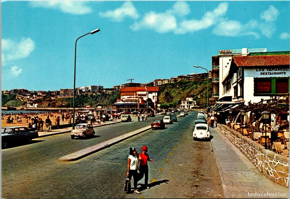 Postales: Neguri - Playa de Ereaga - San Cayetano 7244 - 149x101mm - Restaurante Los Tamarises