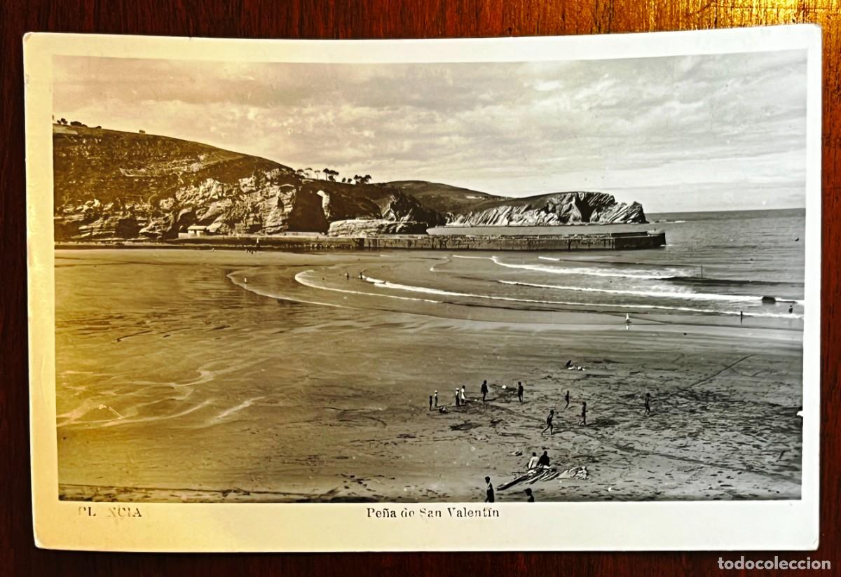 Postales: ANTIGUA FOTO POSTAL DE PLENCIA, PE&Ntilde;A DE SAN VALENTIN, CIRCULADA, MANIPEL