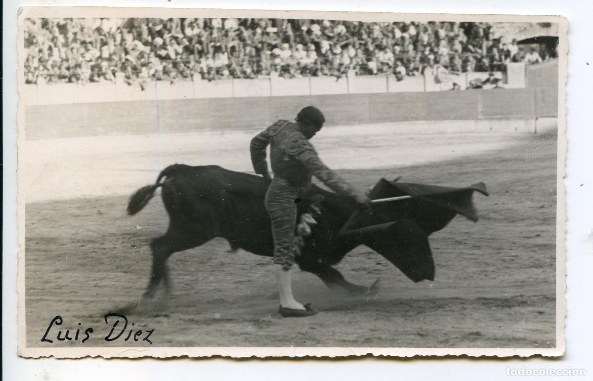 Postales: El torero de Bilbao Luis Diez, postal fotogr&aacute;fica, foto Ceferino, Vitoria