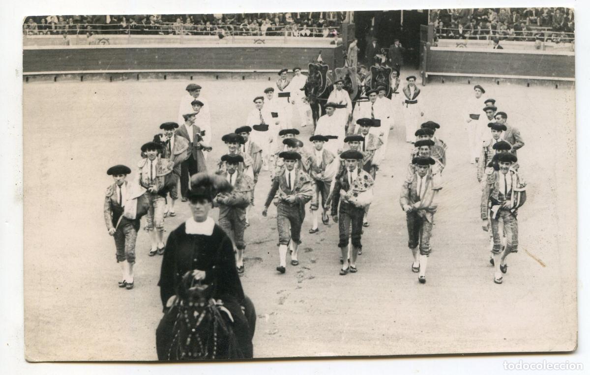 Postales: Bilbao, pase&iacute;llo de una corrida de toros a identificar, Foto Sport, postal fotogr&aacute;fica