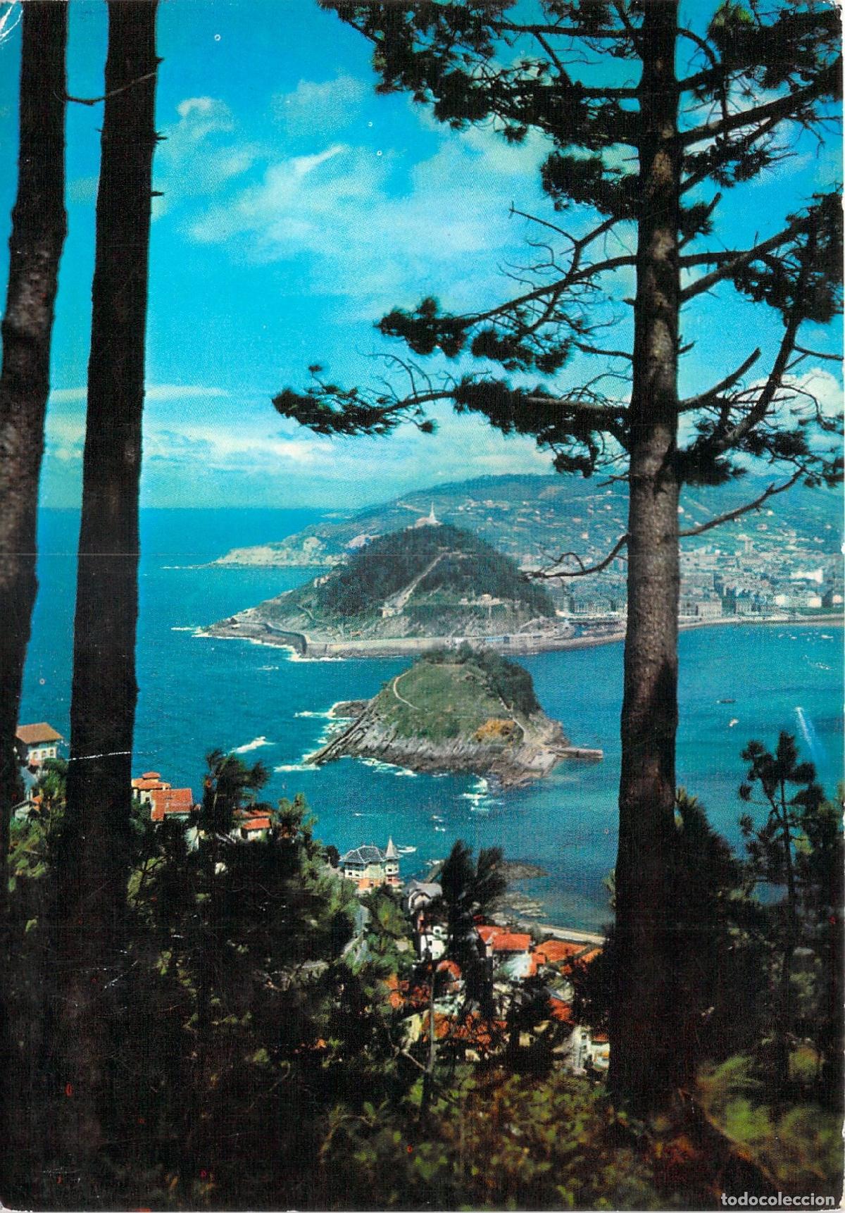 Postales: Postal de San Sebasti&aacute;n: Vista General desde el Monte Igueldo