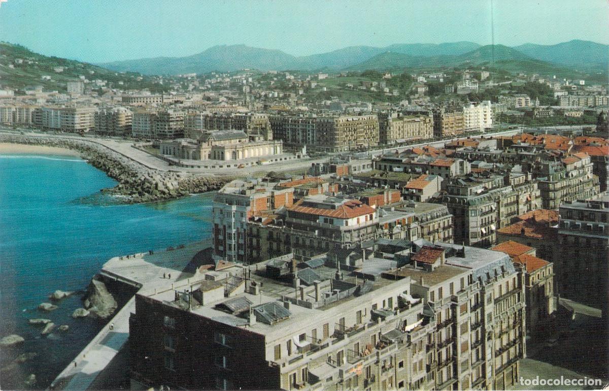 Postales: Postal de San Sebasti&aacute;n: Vista Panor&aacute;mica desde el Monte Urgull
