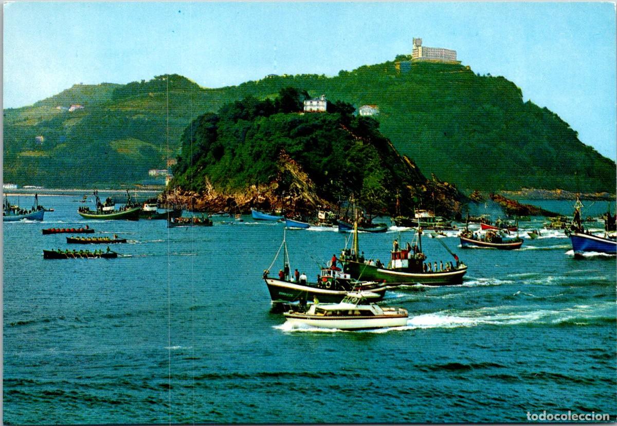 Postales: San Sebasti&aacute;n - Regata de traineras - Manipel 65 - 151x103mm