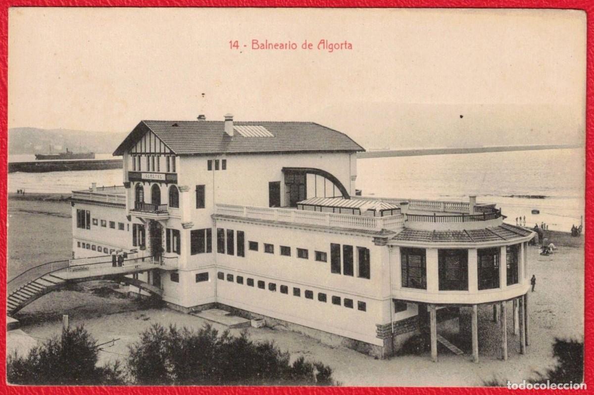 Postales: Balneario de Algorta - Vizcaya - L. Bilbao