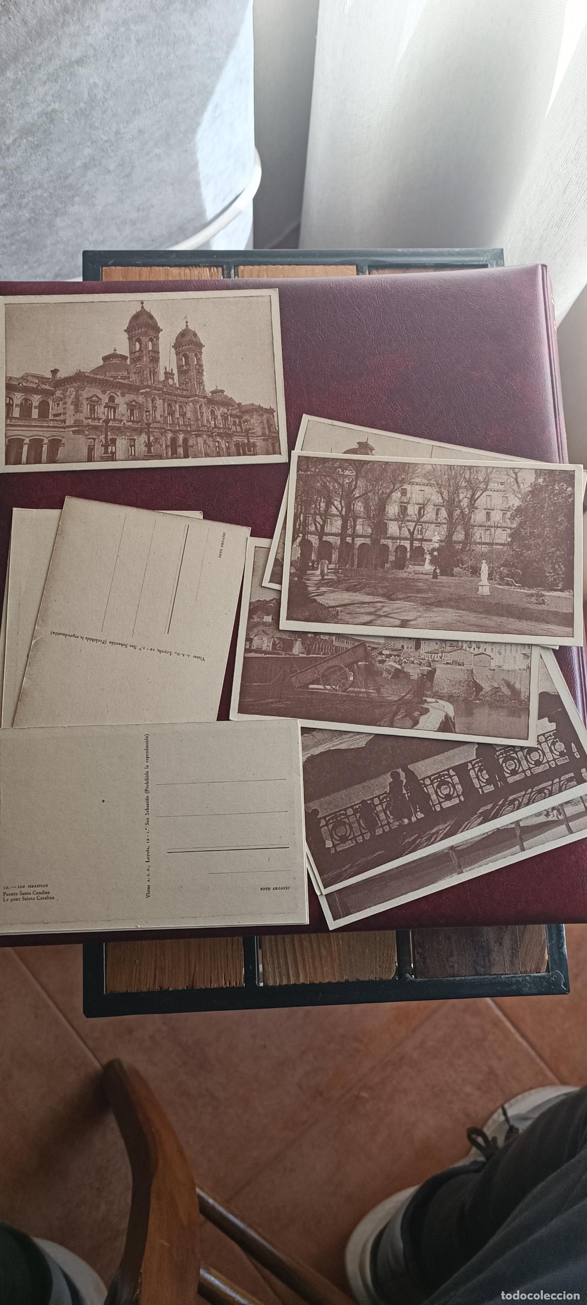 Postales: POSTALES del 1 al 12 SAN SEBASTIAN - FOTO ARGAZKI - SIN CIRCULAR