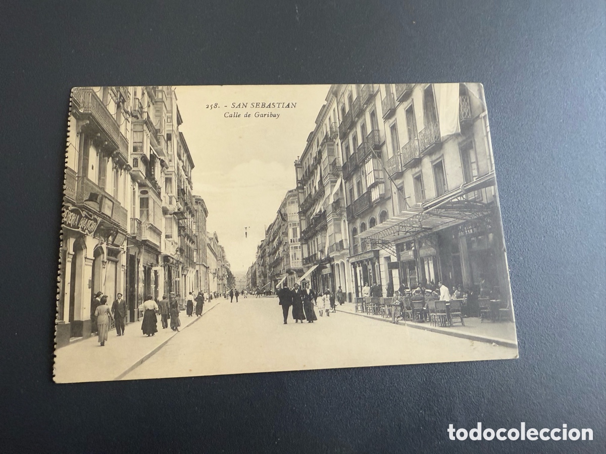 Postales: Postal. SAN SEBASTI&Aacute;N. Calle de GARIBAY