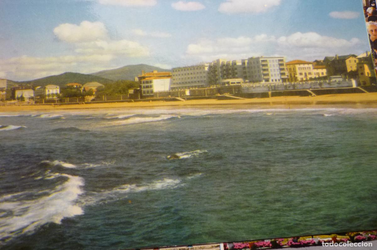 Postales: postal zarauz playa -circulada.dorso iii juegos cantabrico 1966