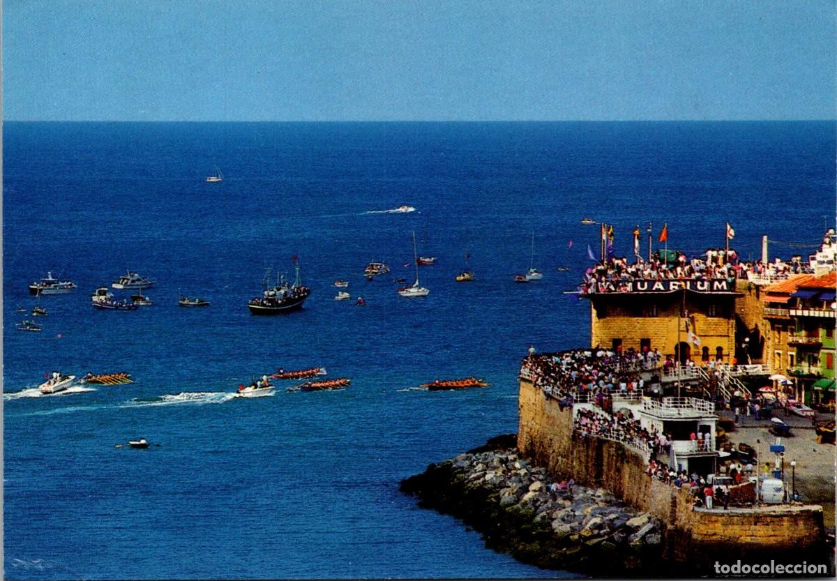 Postales: San Sebasti&aacute;n - Regata de traineras - Manipel 142 - 147x102mm