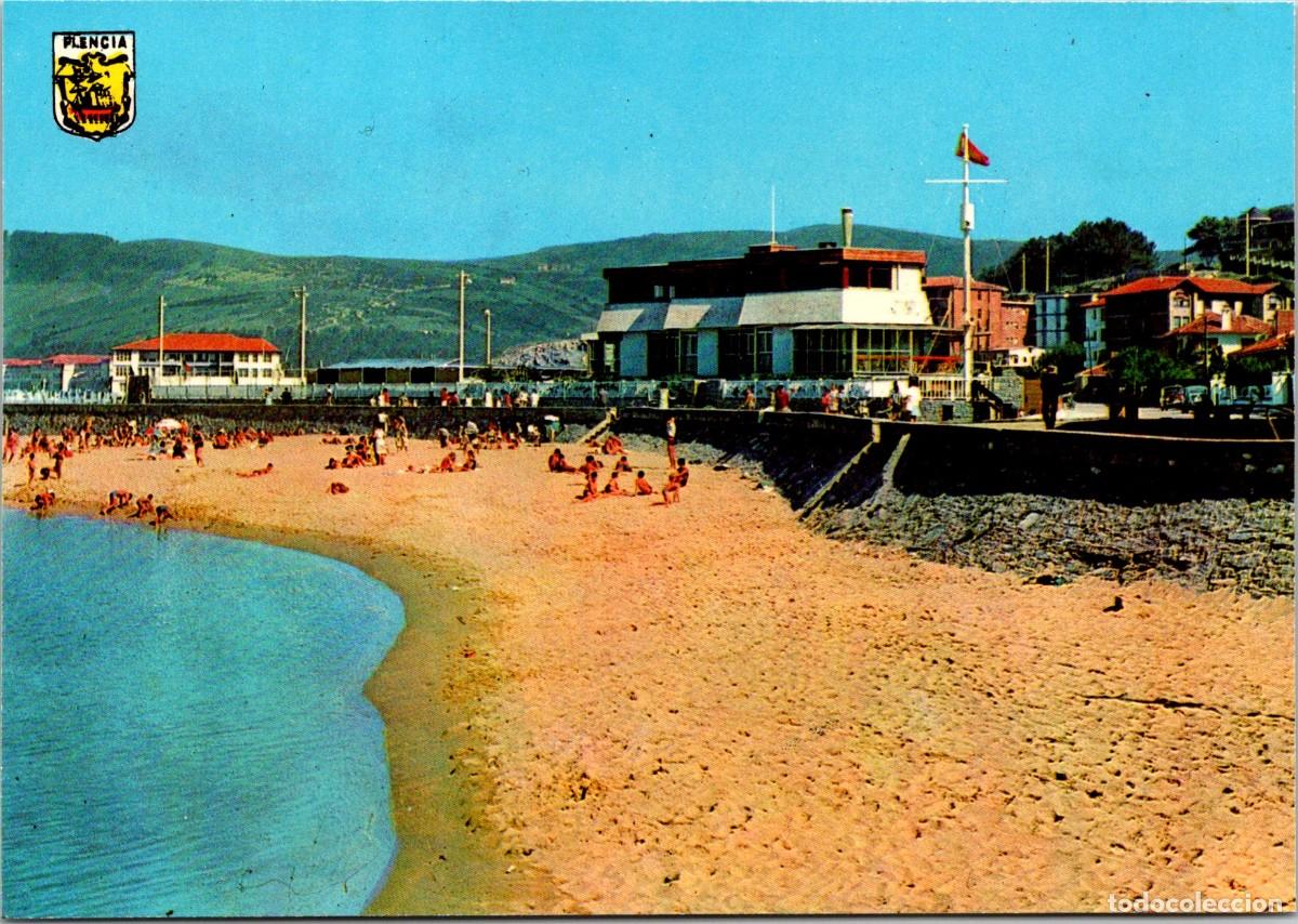 Postales: Plencia (Vizcaya) - Playa y Kai-Eder - Oyarz&aacute;bal - 149x105mm