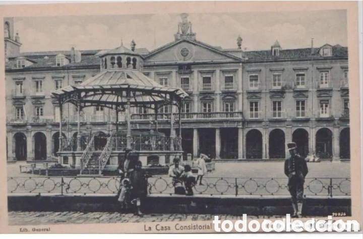 Postales: VITORIA (&Aacute;LAVA) - LA CASA CONSISTORIAL - LIB. GENERAL