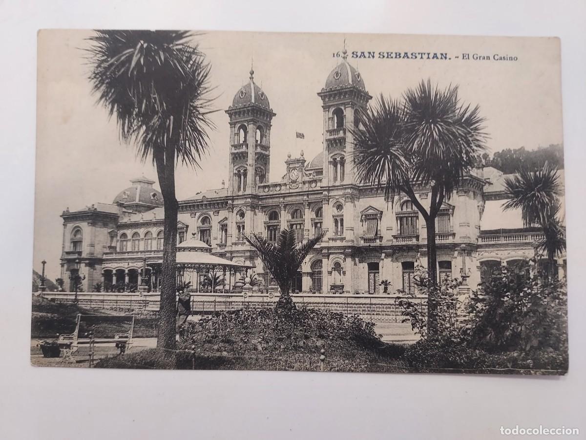 Postales: POSTAL SAN SEBASTIAN EL GRAN CASINO. SIN CIRCULAR. GALARZA GONZALEZ 16