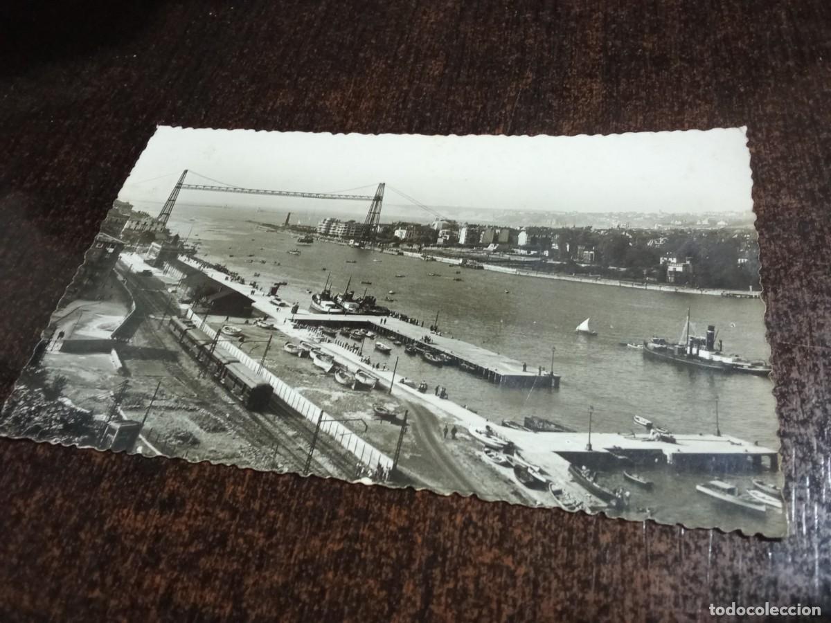 Cartoline: Portugalete estacion , puente y r&iacute;a