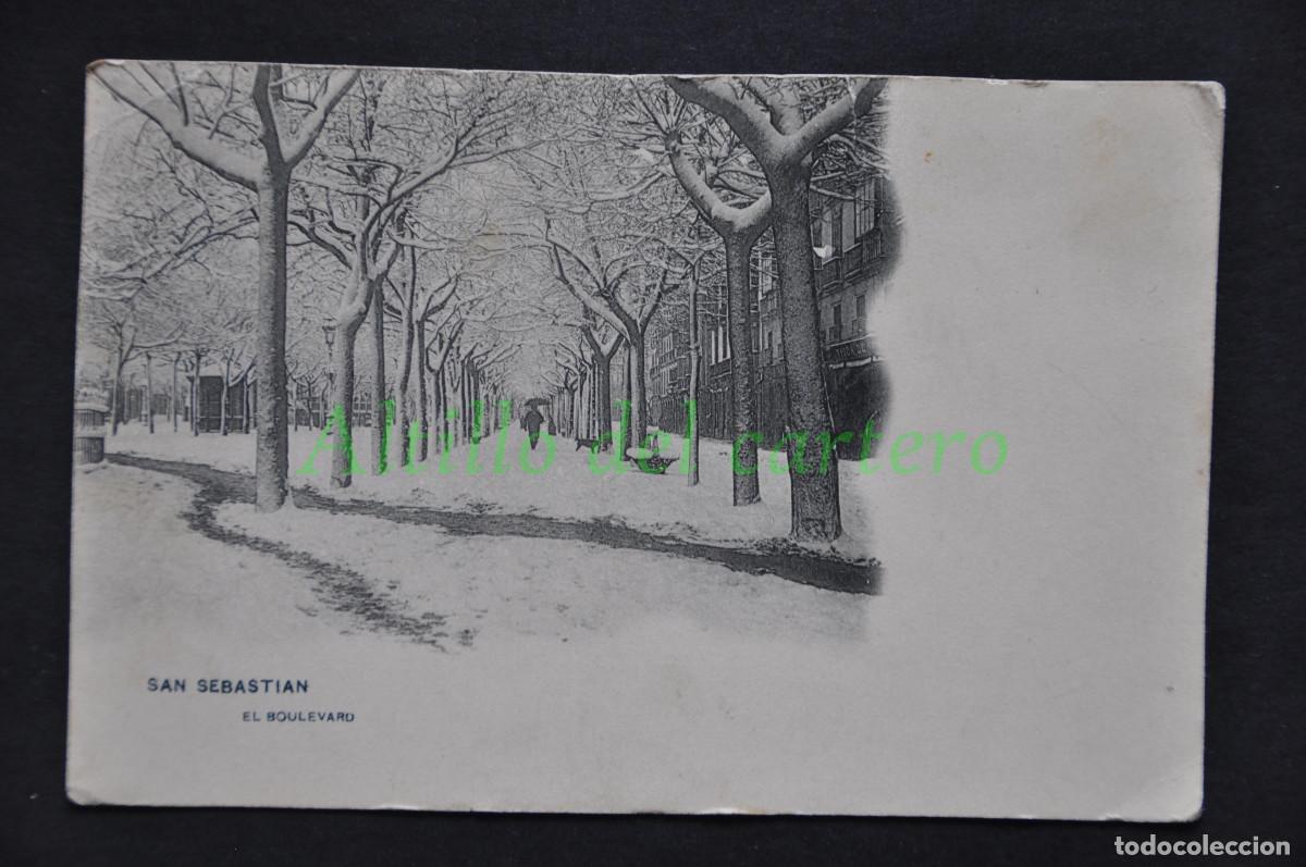 Postales: SAN SEBASTIAN - EL BOULEBARD