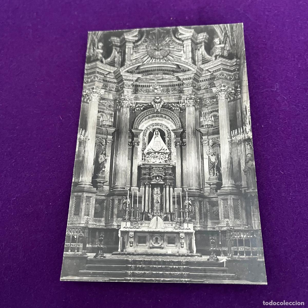 Postales: POSTAL DE BILBAO (VIZCAYA). NUESTRA SE&Ntilde;ORA DE BEGO&Ntilde;A. ALTAR MAYOR.