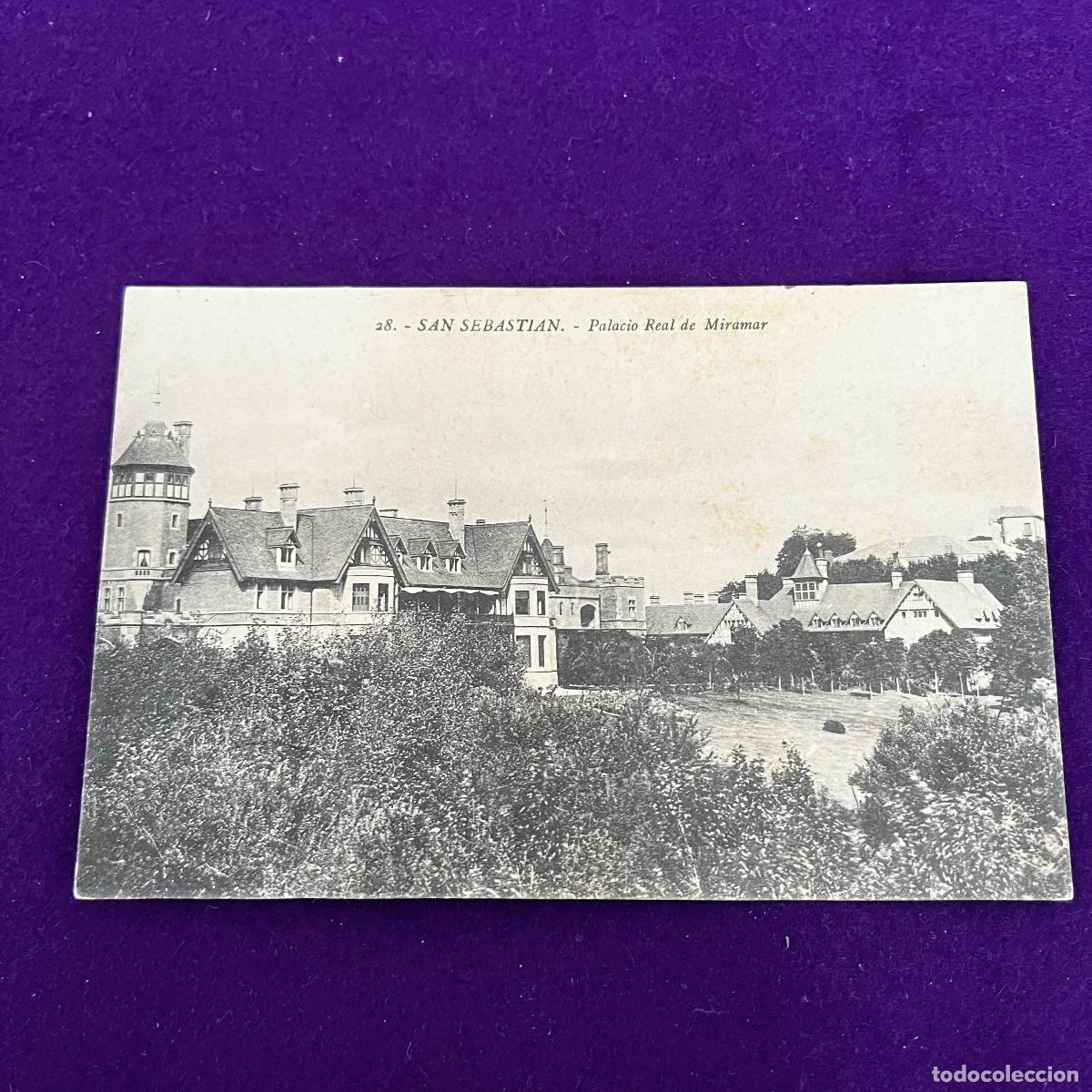 Postales: POSTAL DE SAN SEBASTIAN (GUIPUZCOA). PALACIO REAL DE MIRAMAR.