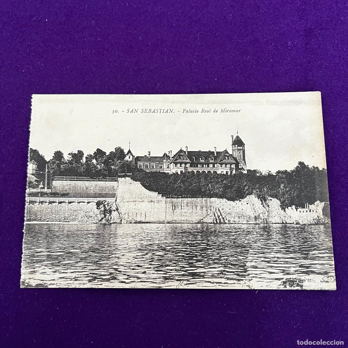 Postales: POSTAL DE SAN SEBASTIAN (GUIPUZCOA). PALACIO REAL DE MIRAMAR.