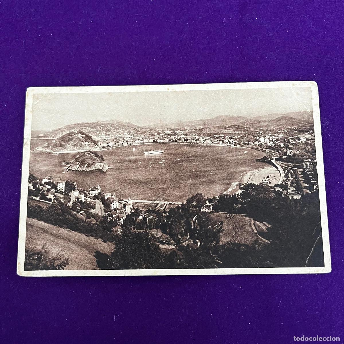 Postales: POSTAL DE SAN SEBASTIAN (GUIPUZCOA). VISTA DESDE EL MONTE IGUELDO.