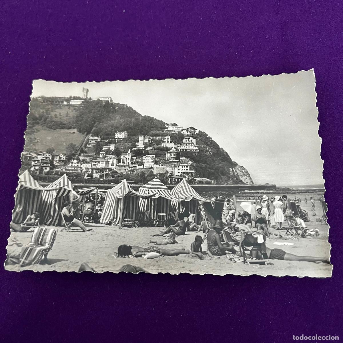 Postales: POSTAL DE SAN SEBASTIAN (GUIPUZCOA). PLAYA DE ONDARRETA.