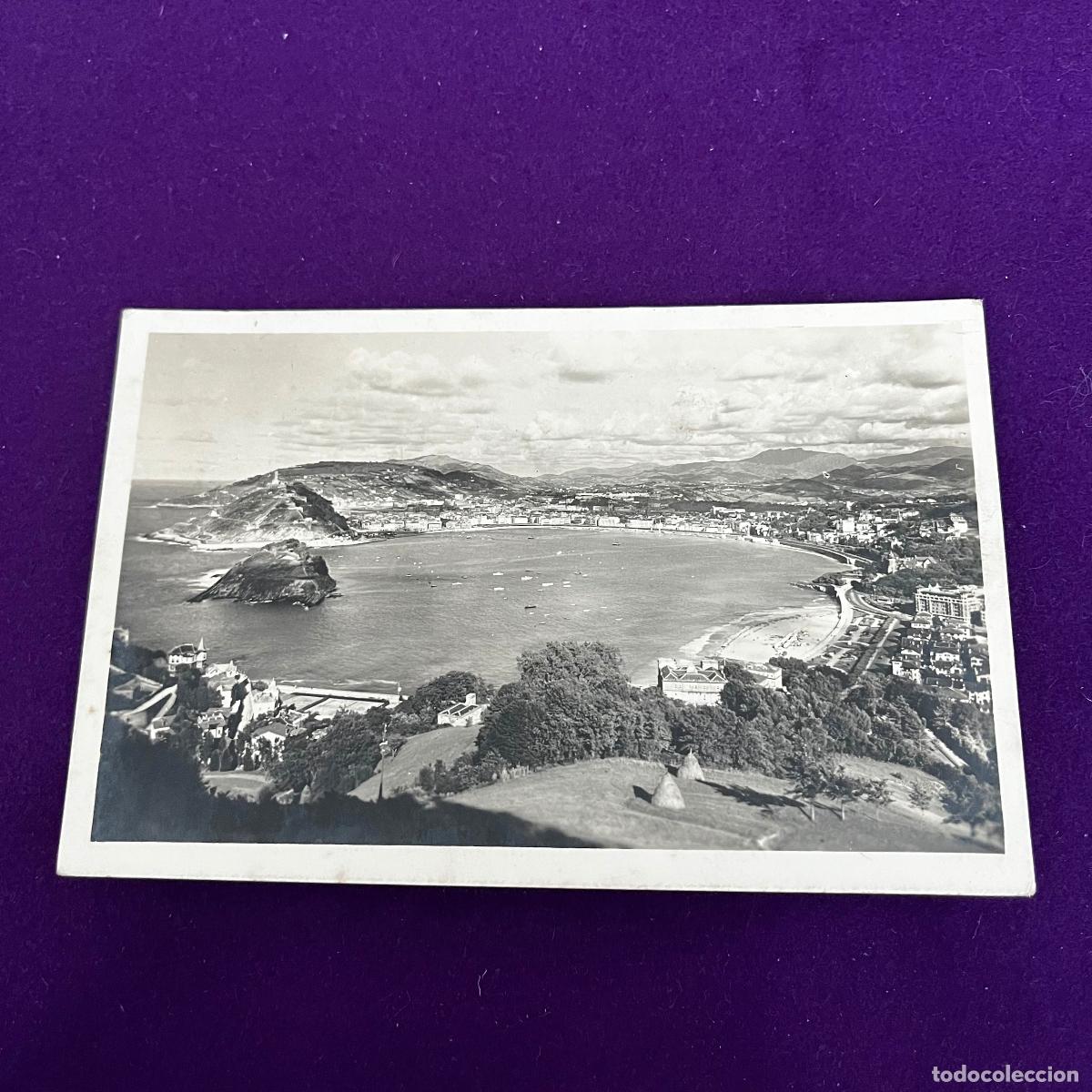 Postales: POSTAL DE SAN SEBASTIAN (GUIPUZCOA). VISTA DESDE EL MONTE IGUELDO.