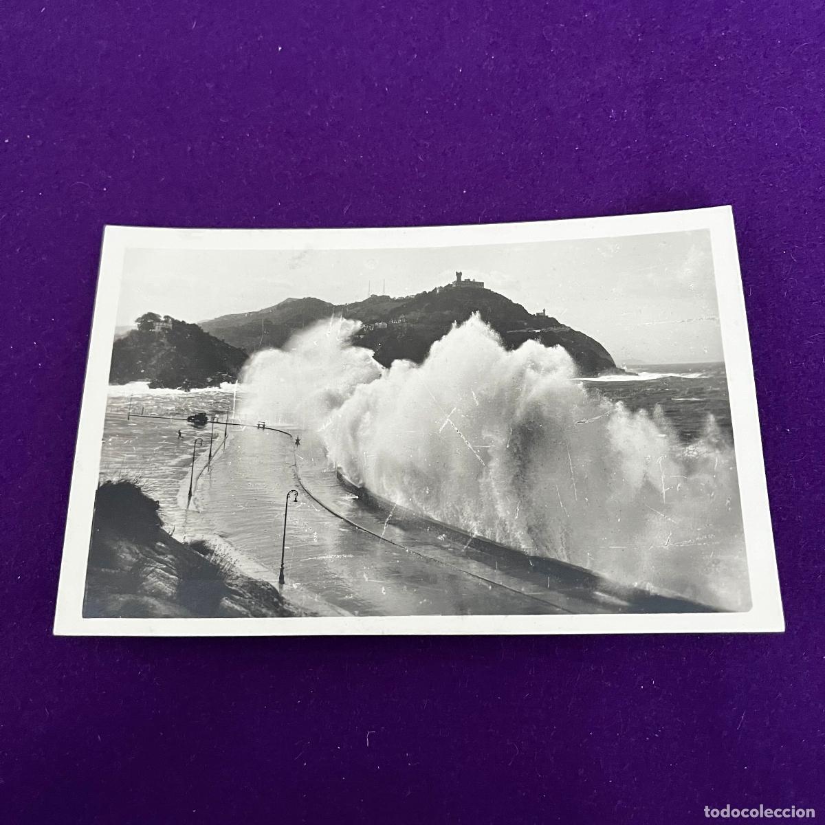 Postales: POSTAL DE SAN SEBASTIAN (GUIPUZCOA). GRANDES MAREAS DEL CANTABRICO.