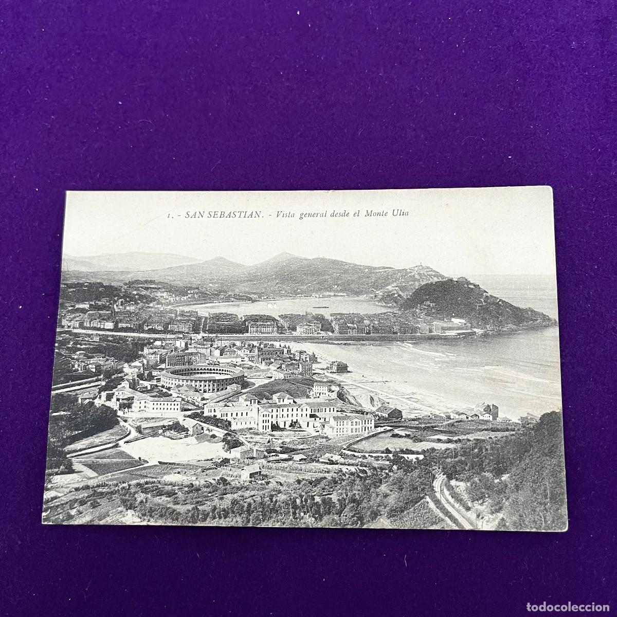 Cartes Postales: POSTAL DE SAN SEBASTIAN (GUIPUZCOA). VISTA GENERAL DESDE EL MONTE ULIA.
